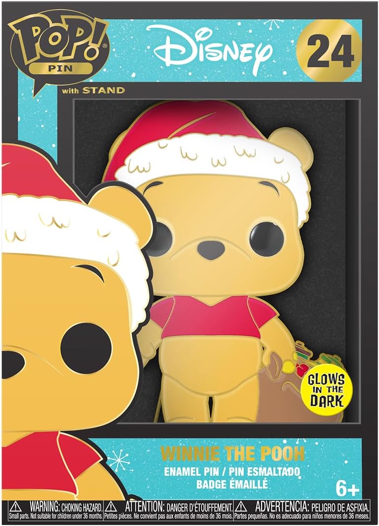 Funko Pop! Pin Disney Holiday – Winnie The Pooh con Chase (los estilos pueden variar)