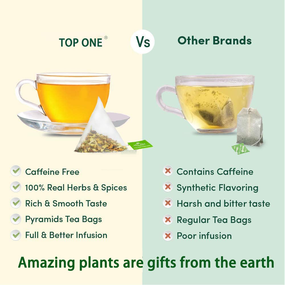 JQ Jiaogulan Té de hierbas de hojas sueltas Té de gynostemma saludable Natural Dulce Sin Cafeína Sin Cafeína, 30 Bolsas de Pirámide