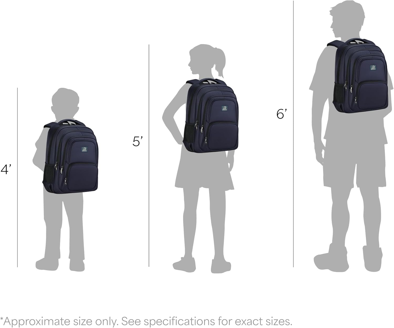 MYGOO Mochila de viaje para laptop  Mochila escolar unisex grande de 29L con puerto de carga USB para estudiantes universitarios y profesores , Gris