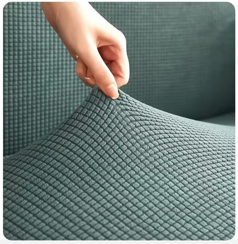 Funda otomana rectangular súper elástica de ajuste suave para taburete de pies, 16 x 25 pulgadas, 31 x 38 pulgadas, muebles para sala de estar, con