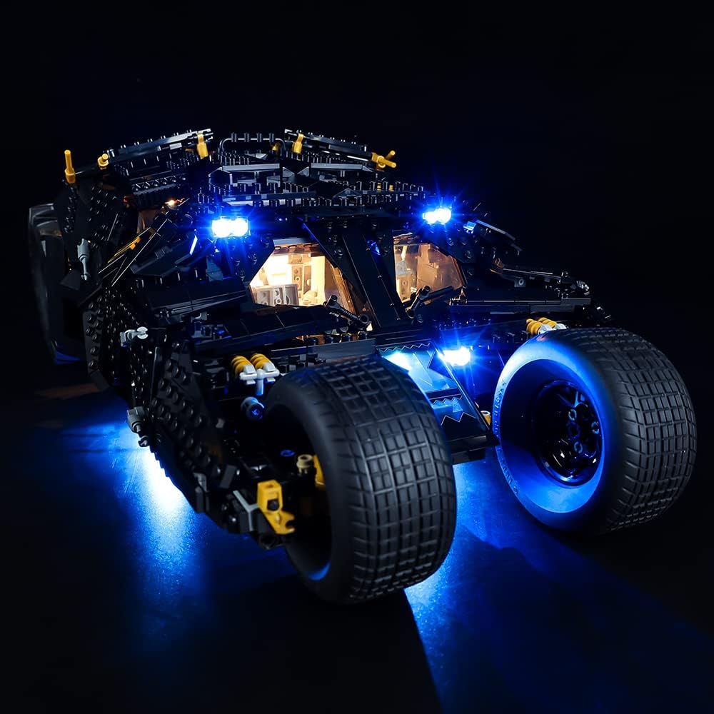 Kit de luces LED compatible con Lego 76240, kit de iluminación de construcción para (Batman Batmobile Tumbler). (solo kit de luz Led) (RC)