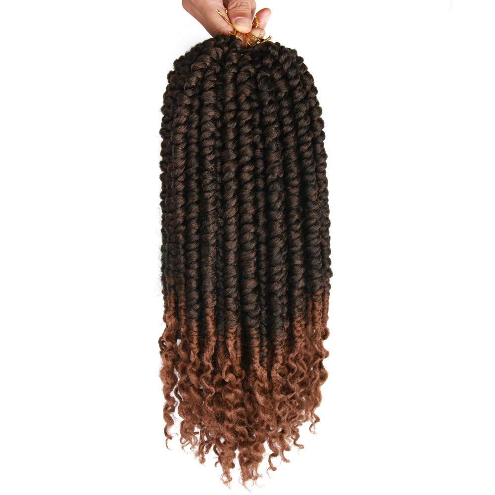 Cabello de ganchillo senegalés de 14 pulgadas, 8 paquetes de cabello de ganchillo para mujeres negras (14 pulgadas (paquete de 8), n. T1B30
