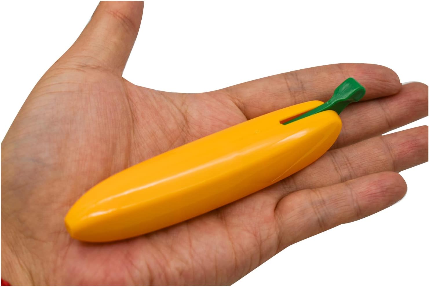 Lopenle 10 bolígrafos de plátano novedosos bolígrafos de frutas divertidos para niños, bolígrafos de escritura lindos bolígrafos de 0.039 in de