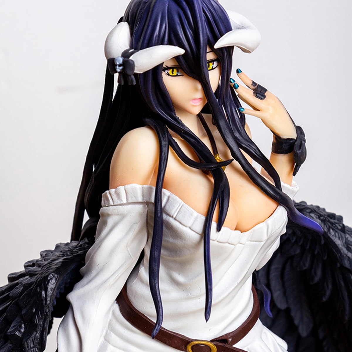 Albedo Figura 16 Overlord Anime Modelo de 11 pulgadas Niña Figuras de acción de PVC