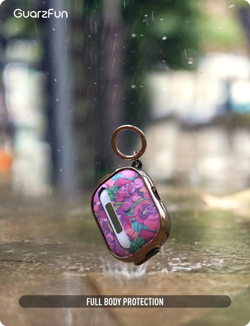 Funda para AirPod Pro 2, funda AirPods Pro con cerradura, funda AirPods Pro 2 para mujeres y hombres (rosa)