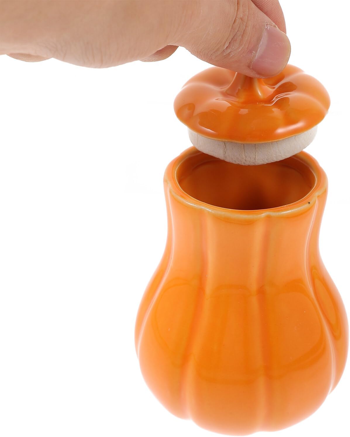 Amosfun Tarros Tarro de caramelo Tanque de almacenamiento Contenedor de caramelo Tarro de cocina de cerámica Recipiente de té Recipiente de té Tarro