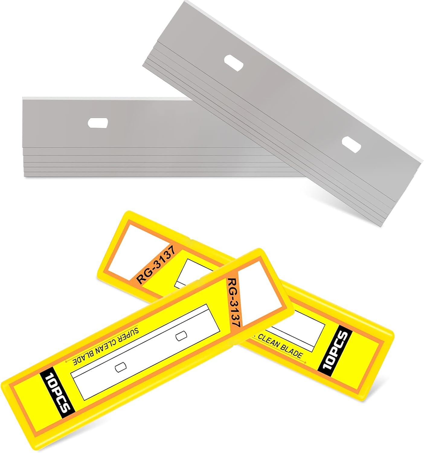 WRAPXPERT Cuchilla raspadora de 4 pulgadas, 100 piezas de repuesto para limpiar la pared de vidrio Ventanas Estufa