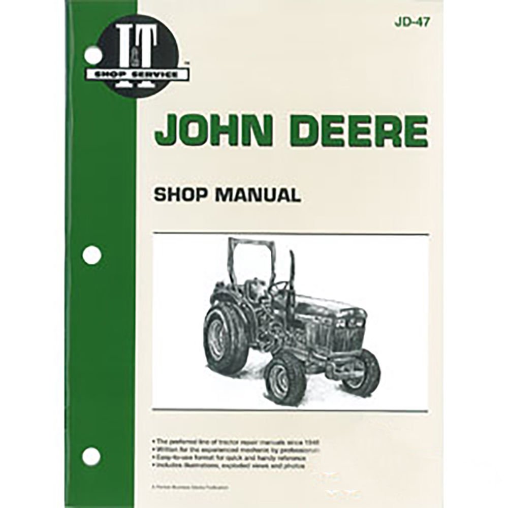 (1) Manual de taller para John Deere Compact Tractor 1050 850 950