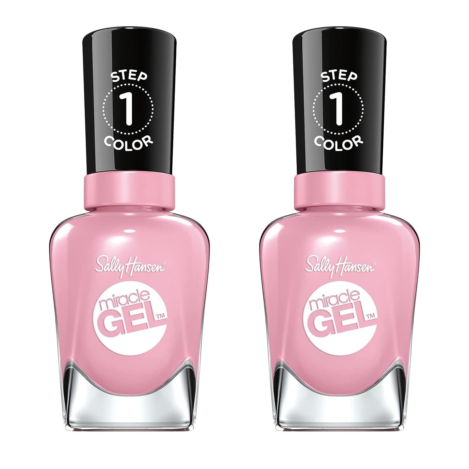 Sally Hansen Miracle Gel – Esmalte de uñas en gel, Pinky Promise #249 (paquete de 2), el embalaje puede variar