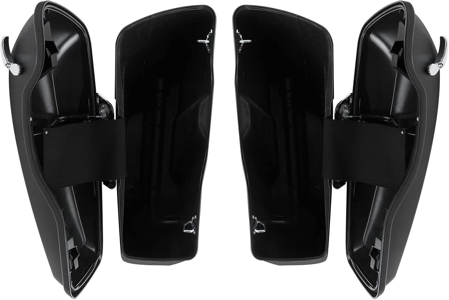 TCMT Alforjas extendidas de 5 pulgadas para Harley Touring CVO Road Glide Road King Street Glide Electra Glide Ultra Classic 2014-2023