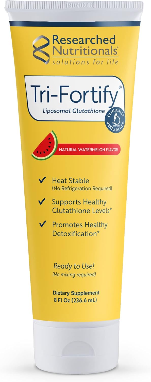 Researched Nutritionals Glutatión liposomal Tri-Fortify – Clínicamente investigado para una absorción superior – Apoya la salud inmunológica, la