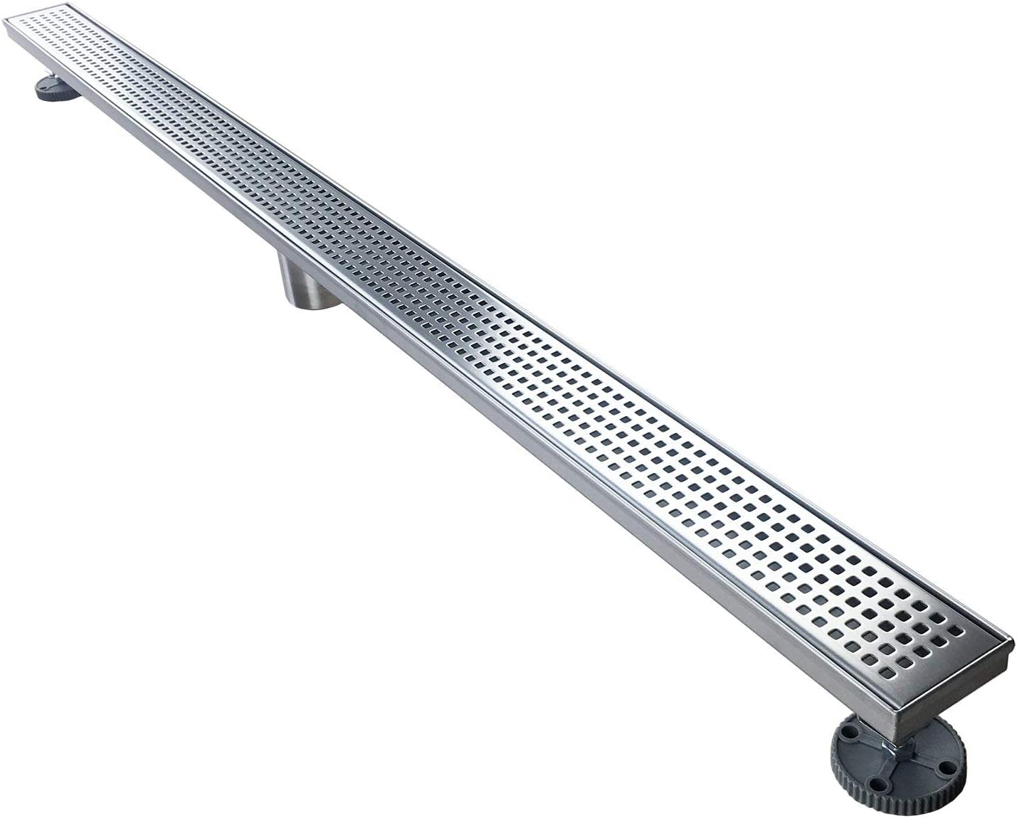Neodrain – Drenaje lineal de 72 pulgadas con rejilla de patrón cuadrado, fabricante profesional de drenaje de piso rectangular de acero inoxidable