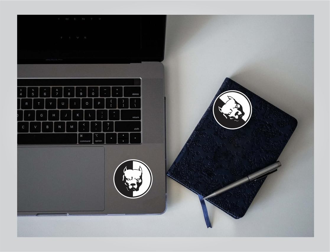 Calcomanía de Pitbull americano, para parachoques de coche, laptop, taza, coche, camión, botella, motocicleta o cualquier superficie lisa