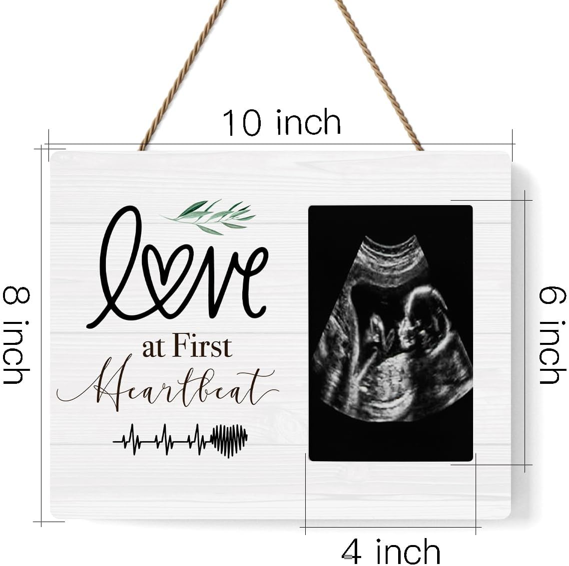 IAXIC Marco de fotos para nuevas madres, regalos de embarazo para madres primerizas, marcos de fotos de ultrasonido para anuncios de embarazo,