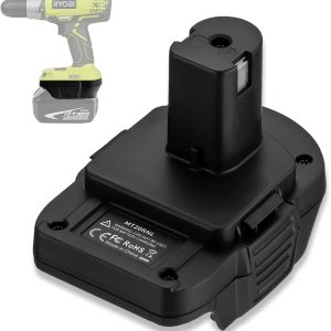 Convertidor MT20RNL para adaptador de batería Makita a Ryobi, conversión para batería Makita de 18 V a baterías de litio Ryobi 18 V One+ Plus, uso Convertidor MT20RNL para adaptador de batería Makita a Ryobi, conversión para batería Makita de 18 V a baterías de litio Ryobi 18 V One+ Plus, uso