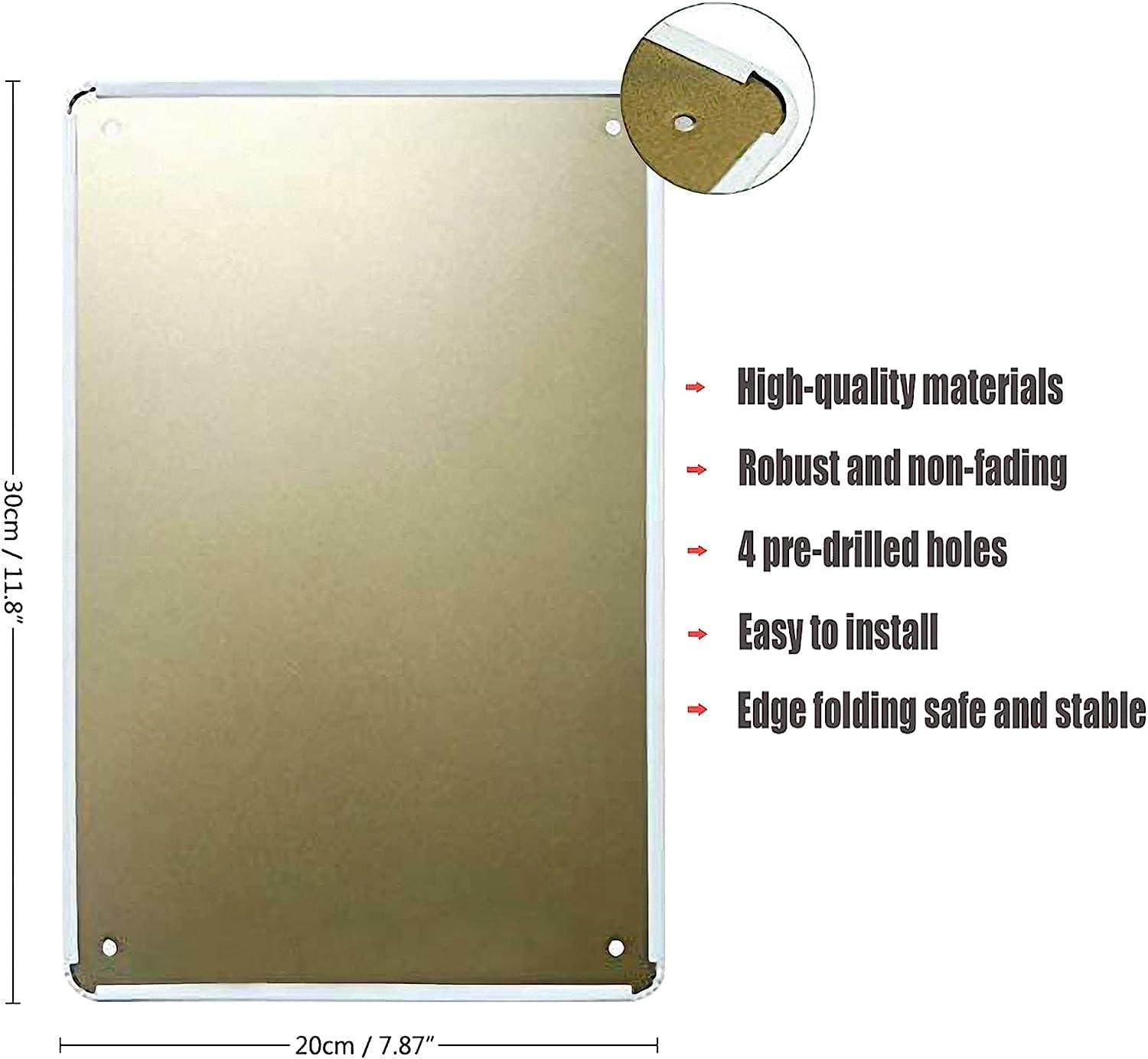 Póster de metal vintage  Pincel dorado Helloween con banda de metal pesado de 12 x 8 pulgadas, adecuado para decoración de pared de bares,