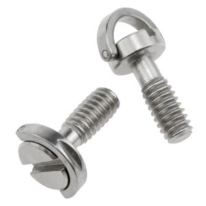 Tornillos de fijación de cámara de acero inoxidable con anillo en D de rosca, tornillo de fijación de cámara, para trípode de cámara monopie Tornillos de fijación de cámara de acero inoxidable con anillo en D de rosca, tornillo de fijación de cámara, para trípode de cámara monopie