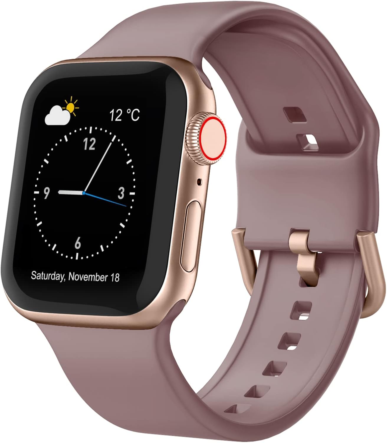 Correa deportiva compatible con correas de Apple Watch de 1.929 in, 1.772 in, 1.732 in, 1.654 in, 1.614 in, 1.575 in, 1.496 in, correa de repuesto