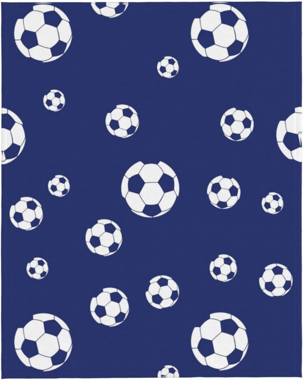 Manta de fútbol para mujer, suave manta de forro polar de verano de 50 x 40 pulgadas, manta ligera de viaje para cama, sofá, bonita decoración del