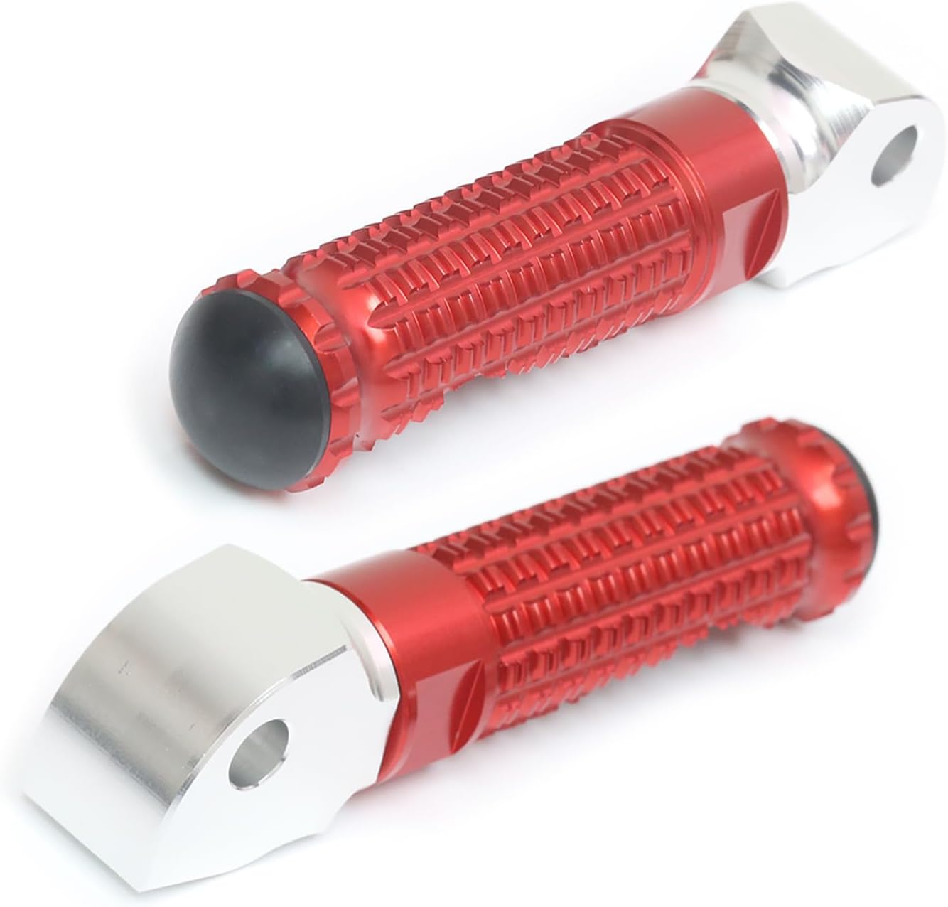 MCMOTOPARTS M-PRO – Estriberas traseras para pasajero, color rojo, compatible con Scrambler Classic 2015-2018 15 16 17 18