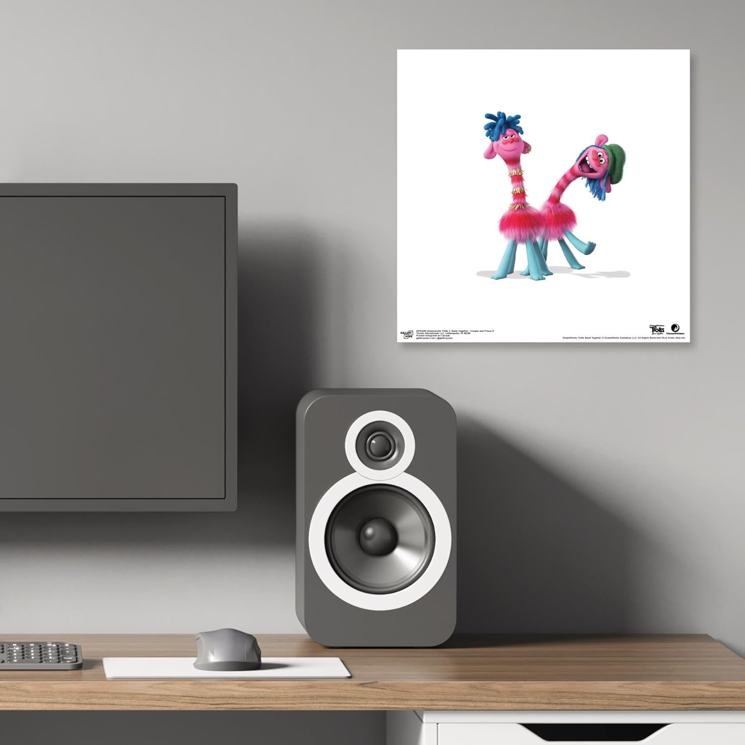 Trends International Gallery Pops Trolls Band Together – Póster de pared de Cooper y Príncipe D, 12.00 x 12.00 pulgadas, versión sin marco