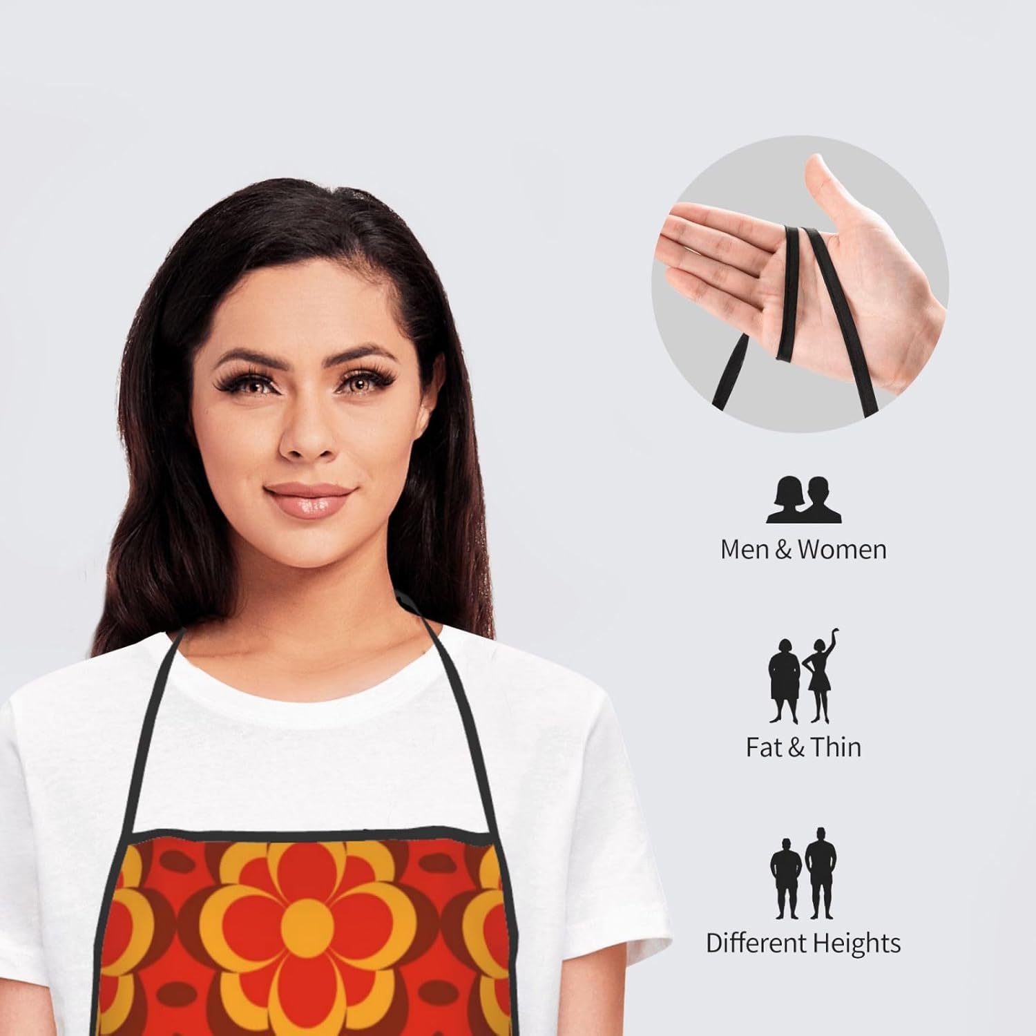 Delantal del Mes de la Herencia Americana Filipina para mujeres y hombres, para hornear a la parrilla, jardinería, cocina, aseo, barbacoa, cocina,