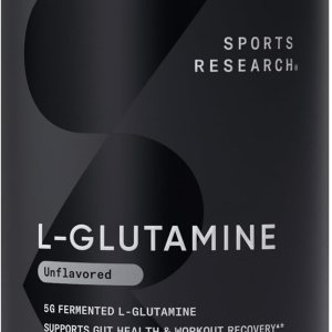 Sports Research L-Glutamina – Recuperación de entrenamiento, salud inmunológica y apoyo para la salud intestinal – 0.18 oz por porción – 17.64 oz Sports Research L-Glutamina – Recuperación de entrenamiento, salud inmunológica y apoyo para la salud intestinal – 0.18 oz por porción – 17.64 oz