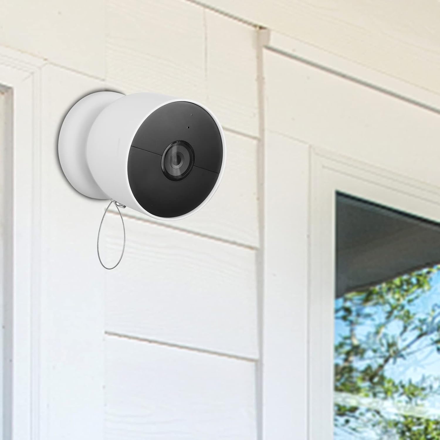 HOLACA Cadena de seguridad anticaídas y anticaídas para batería Google Nest Cam – Seguridad adicional para tu cámara de batería Google Nest Cam