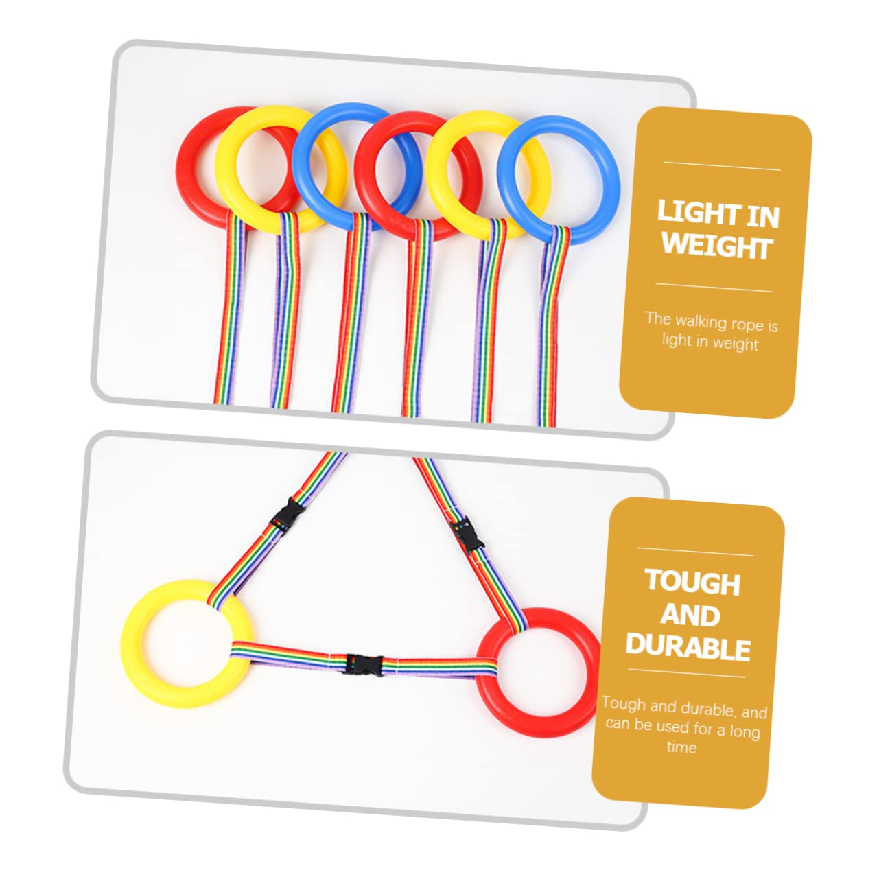TOYANDONA Cuerda para caminar para niños, 30 piezas, correa de línea, desmontable, juego de juguetes para alumnos, cuerda de plástico para caminar