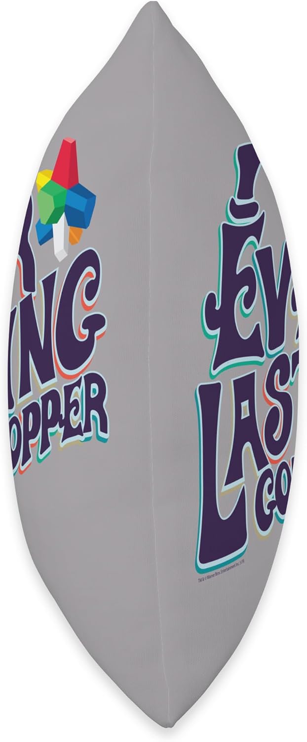 Willy Wonka Chocolate Factory Everlasting Gobstopper – Almohada (18.0 x 18.0in), multicolor