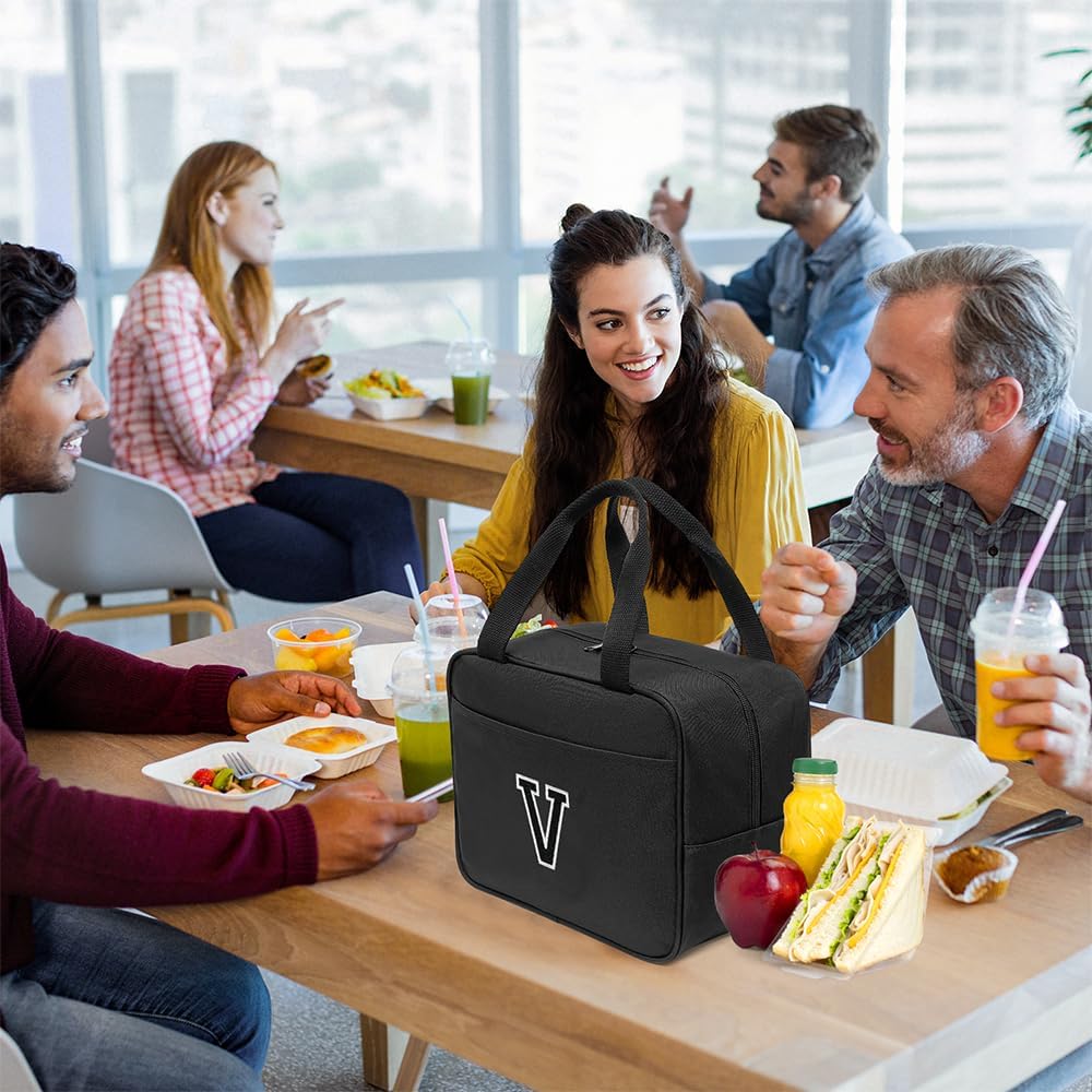 Lonchera para hombres, bolsa de almuerzo personalizada para el trabajo de mujeres, bolsa térmica de almuerzo reutilizable con aislamiento para