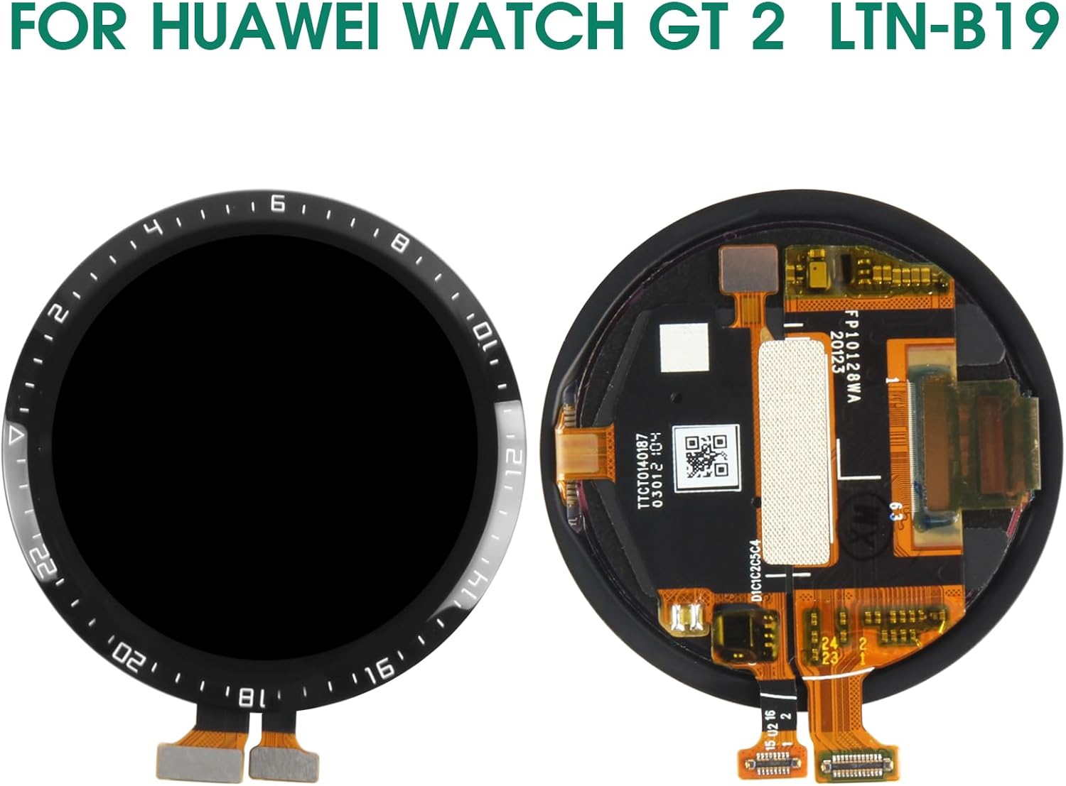 Para Huawei Watch GT 2 LTN-B19 DAN-B19 1.811 in pantalla LCD táctil digitizador Asamblea reemplazo piezas de reparación con herramientas
