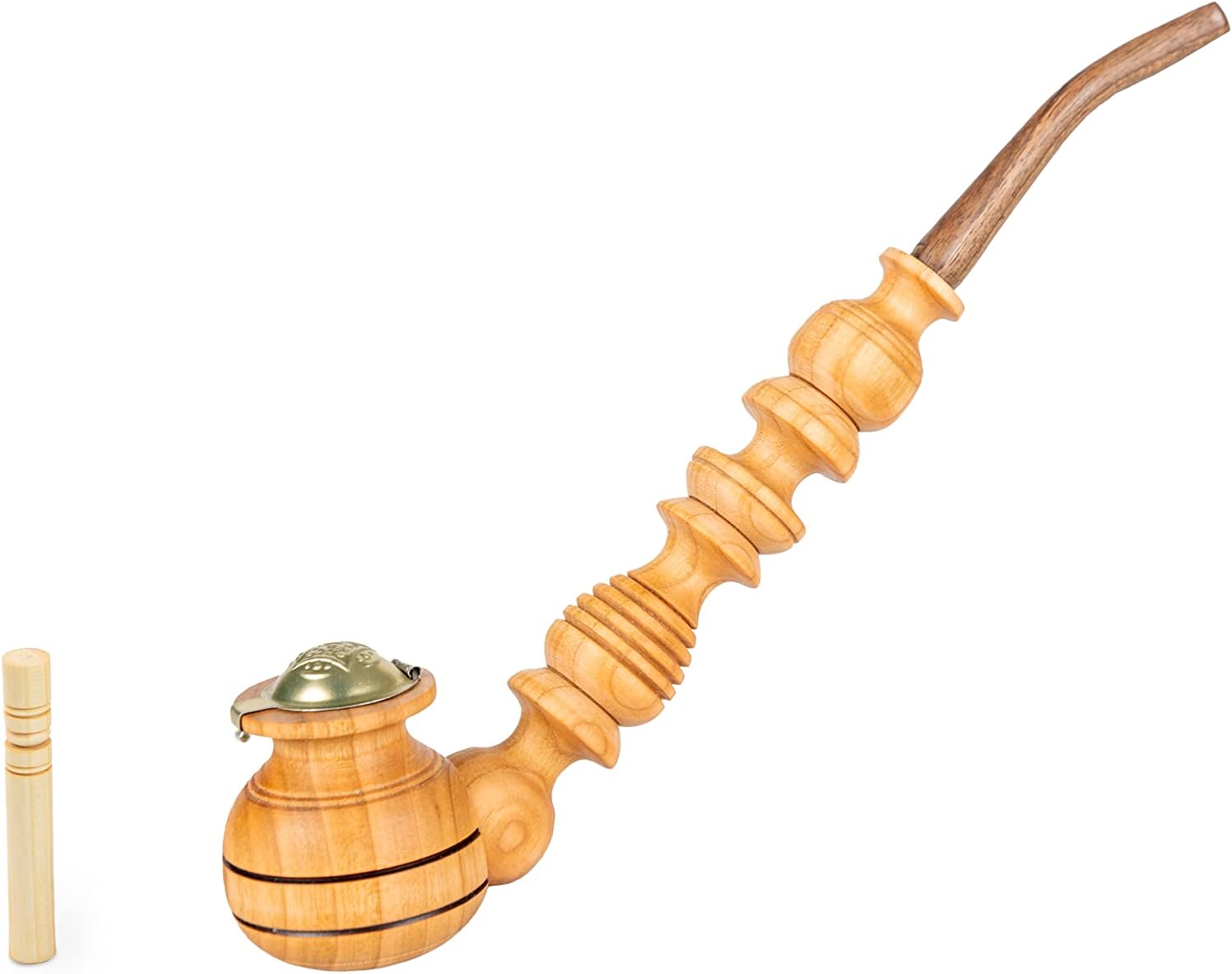 Dr. Watson – Pipas de tabaco de madera, con forma de Churchwarden, hechas a mano con madera natural