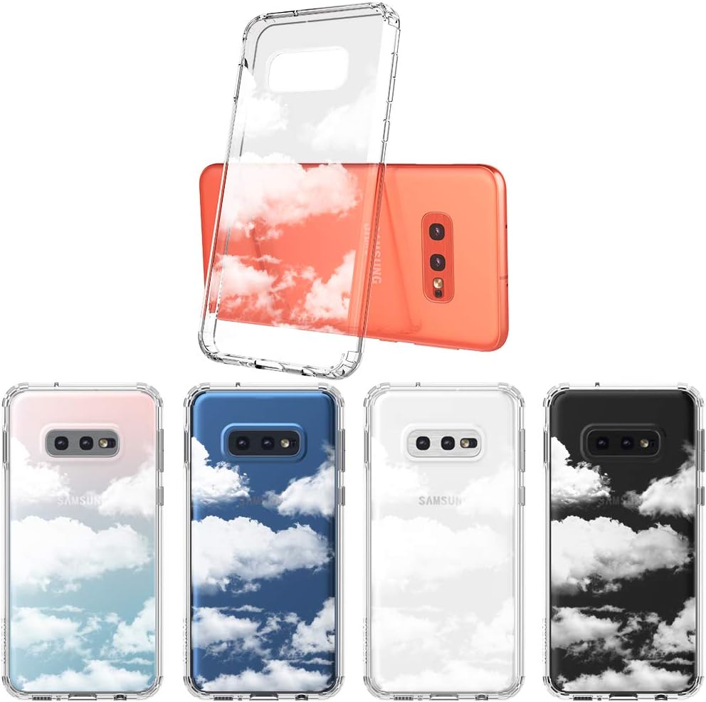 MOSNOVO Funda diseñada para Galaxy S10e, protección contra caídas de grado militar de 6.6 pies Funda transparente a prueba de golpes para Samsung