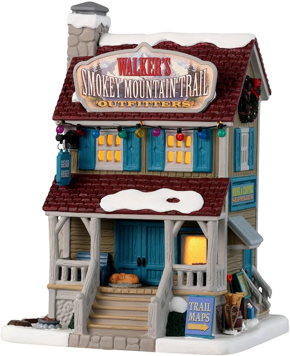 Lemax Village Collection Walker’s Smokey Mountain Trail Outfitters