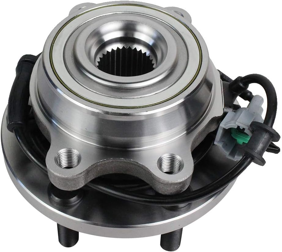 Autoround 515065 Buje de rueda delantera 4WD y conjunto de cojinetes compatible con Nissan Frontier 05-20Pathfinder 05-12Xterra 05-15, Suzuki