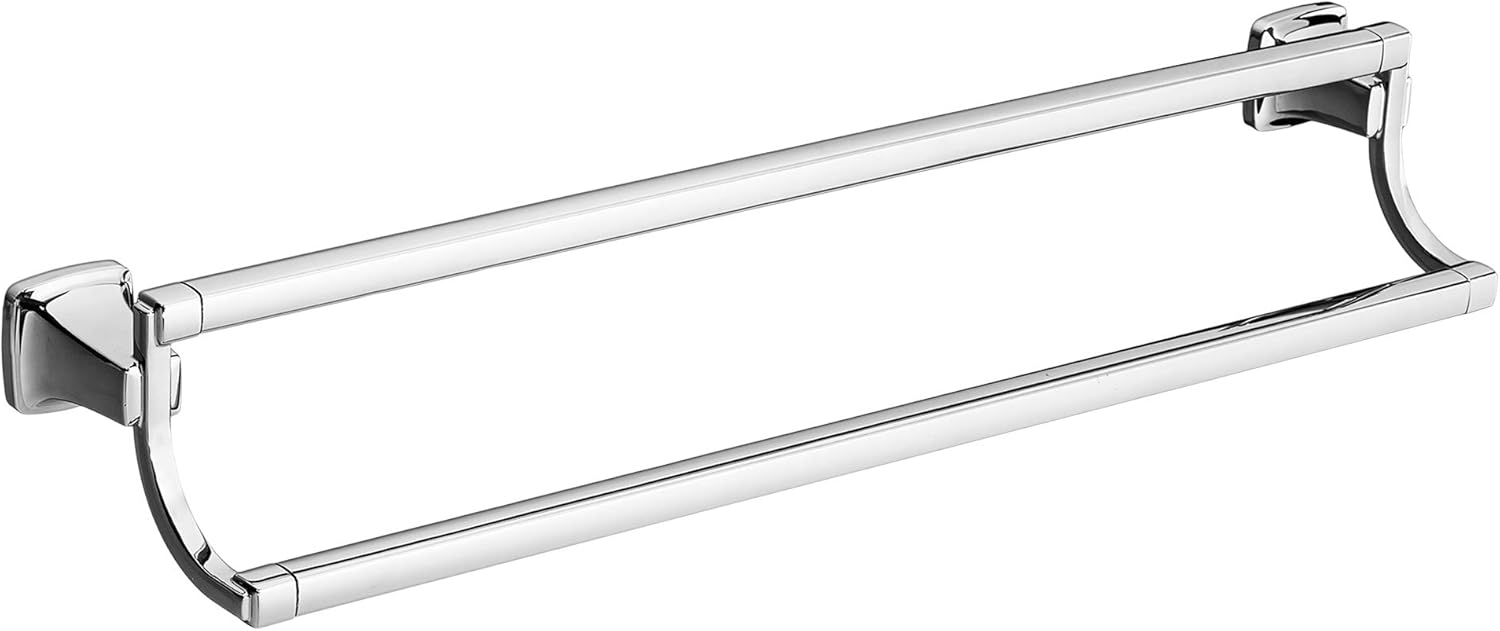 American Standard 3749000.002 Townsend – Toallero doble de 24 pulgadas, cromo pulido