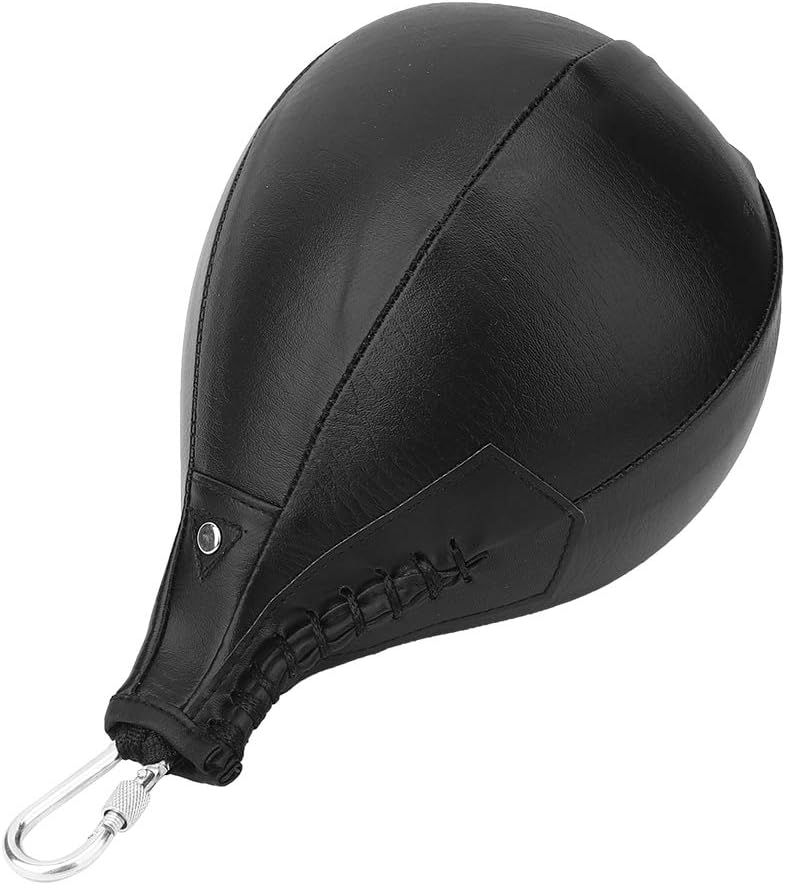 Kit de bolsa de velocidad de boxeo, saco de boxeo de PU con vejiga de látex resistente y hebilla colgante, bolsa de velocidad para el trabajo de