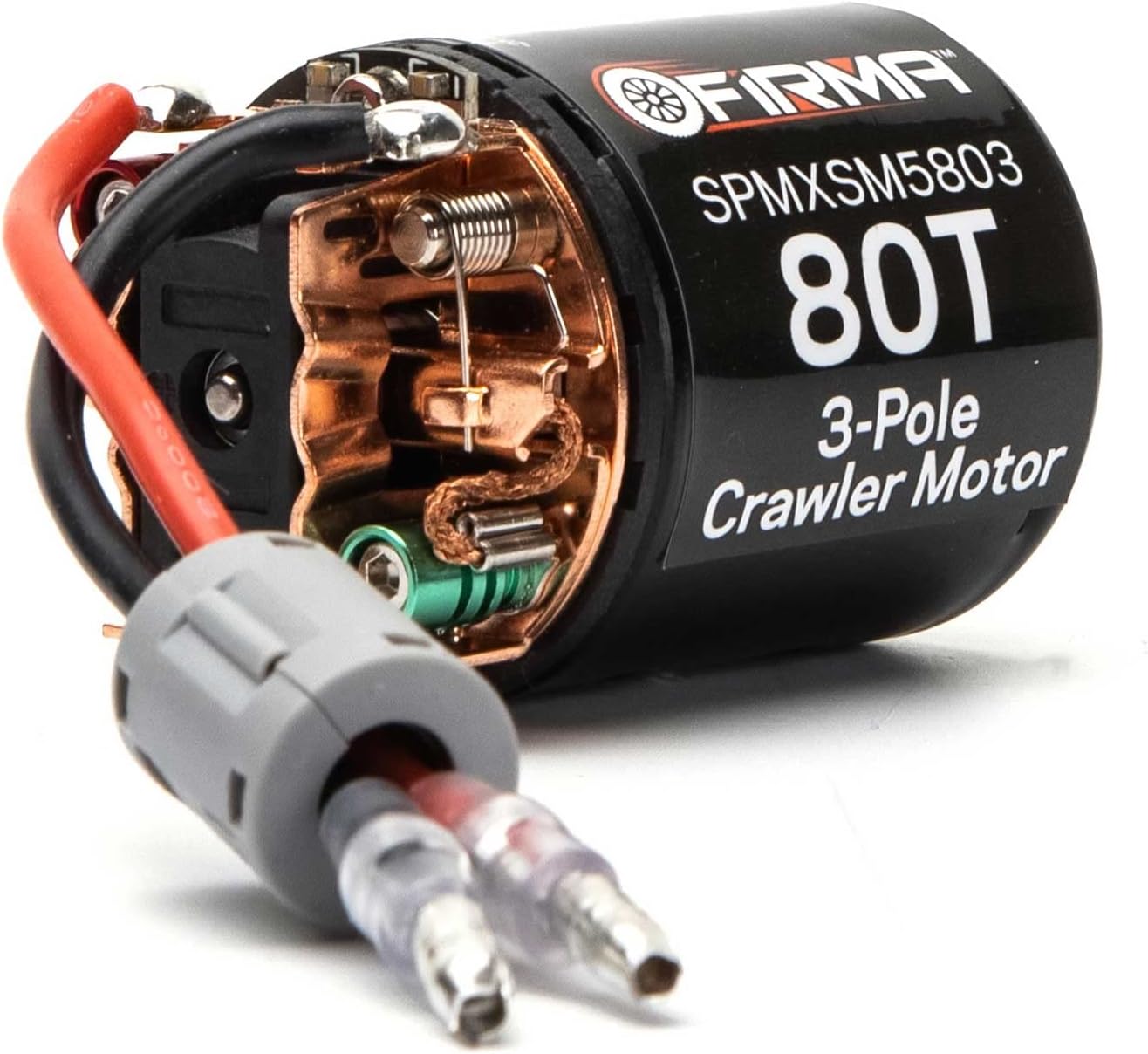 Spektrum Firma 80T SPMXSM5803 – Motor de oruga cepillado de 3 polos