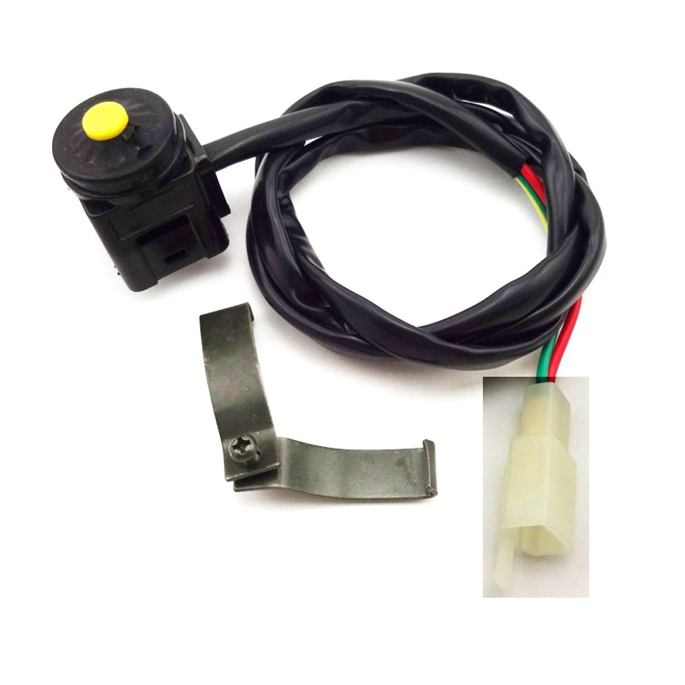 TC-Motor Botón de arranque eléctrico Interruptor de mango de arranque abierto para Pit Pro Trail Dirt Bike Motocross motocicleta ATV Quad