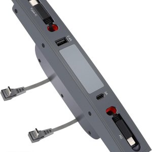 para Tesla USB Hub, estación de acoplamiento para Tesla Modelo Y Modelo 3 Accesorios 2023 2022 2021, cargador rápido con cable de carga retráctil para Tesla USB Hub, estación de acoplamiento para Tesla Modelo Y Modelo 3 Accesorios 2023 2022 2021, cargador rápido con cable de carga retráctil