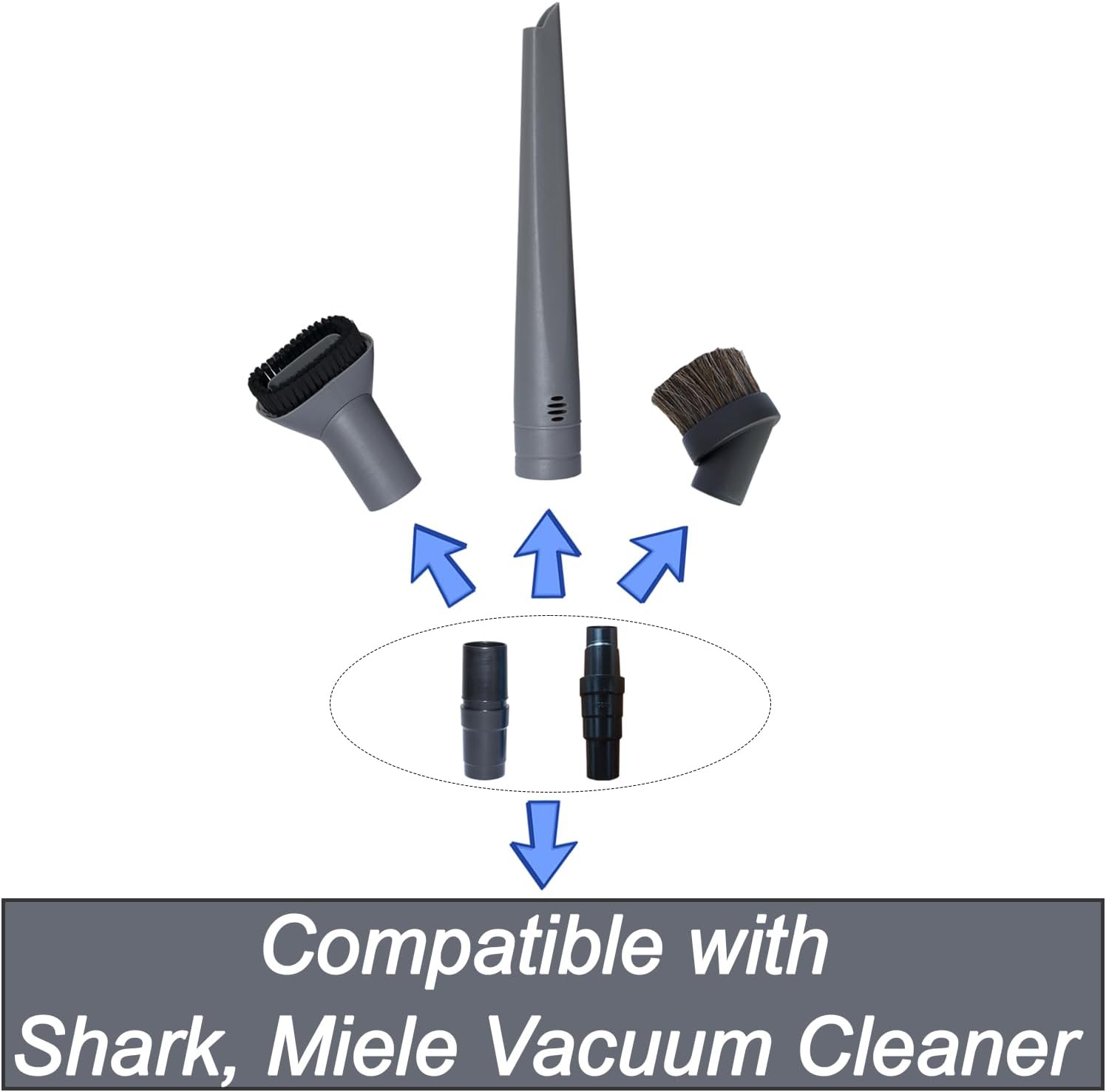 Kit de repuesto para accesorios de aspiradora Shark  Juego de limpieza para el hogar con herramienta para hendiduras, cepillos para polvo y