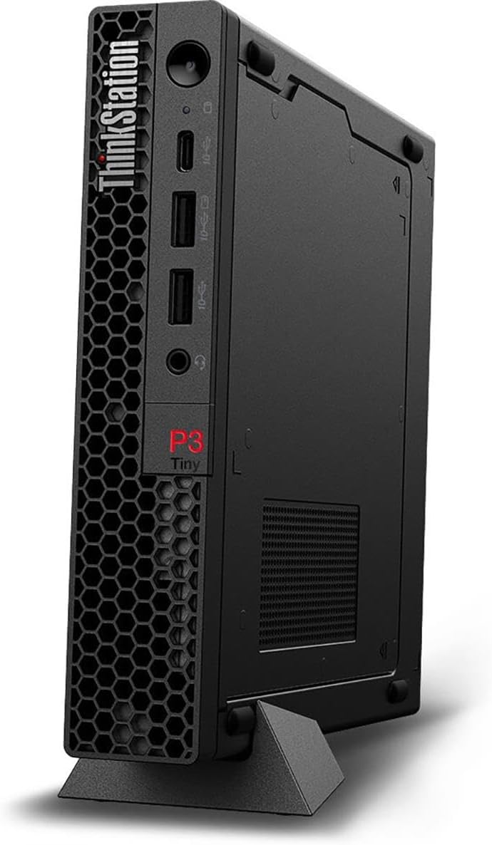 Lenovo ThinkStation P3 Tiny Workstation, Intel Core i7-13700T 1.4GHz, 16GB RAM, 512GB SSD, NVIDIA T1000 8GB, Windows 11 Pro, negro