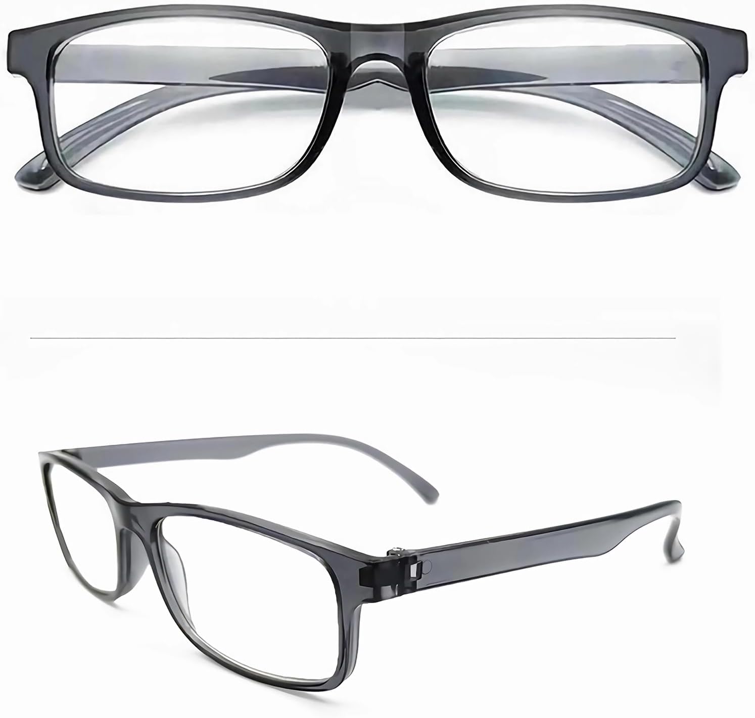 Paquete de 5 lentes de lectura con bloqueo de luz azul, lentes de lectura para mujeres y hombres, filtro antirayos ultravioletareflejo, anteojos