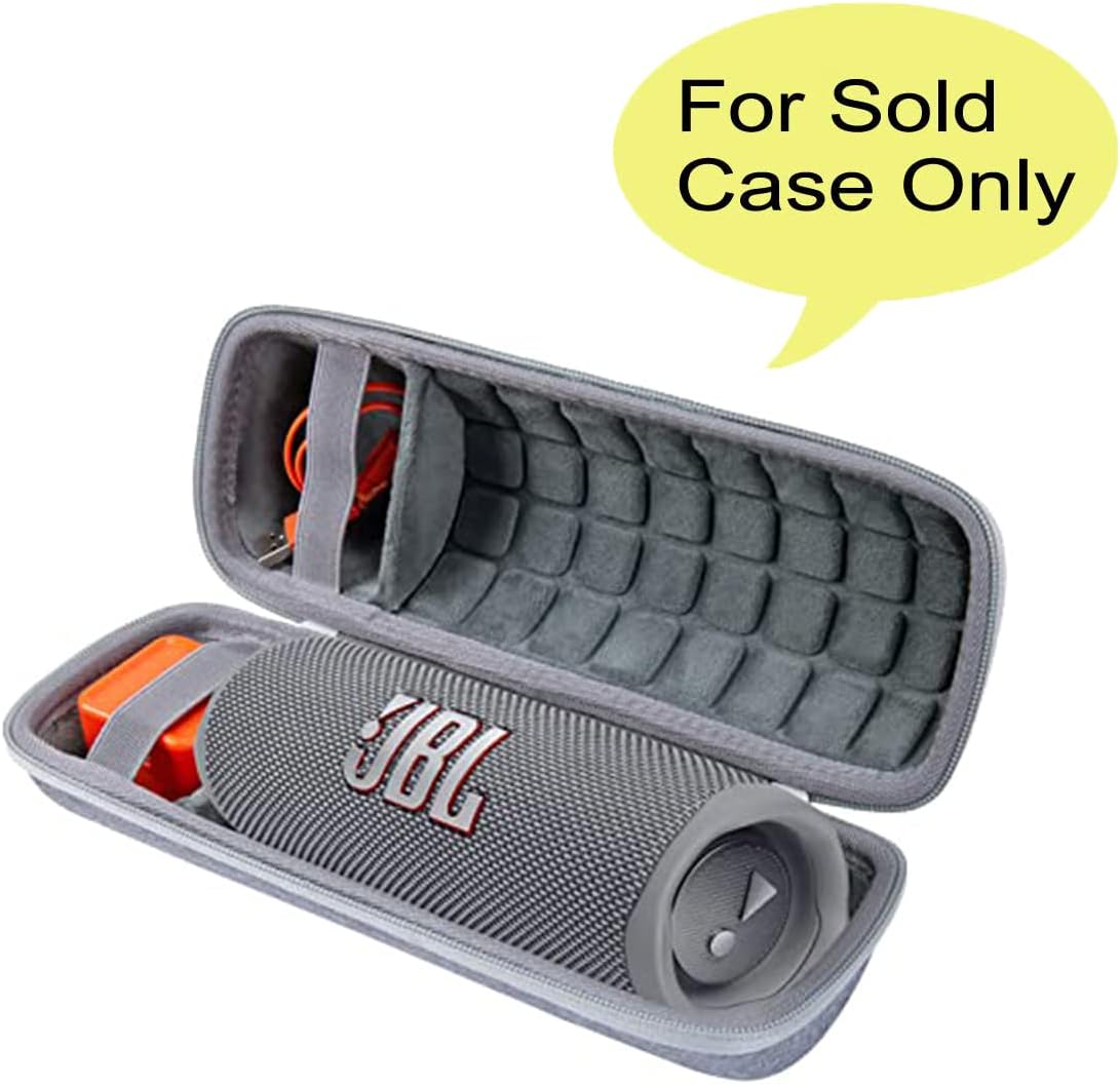 co2CREA Funda de viaje rígida de repuesto para altavoz Bluetooth portátil impermeable JBL Flip 6 FLIP 5 (estuche gris)