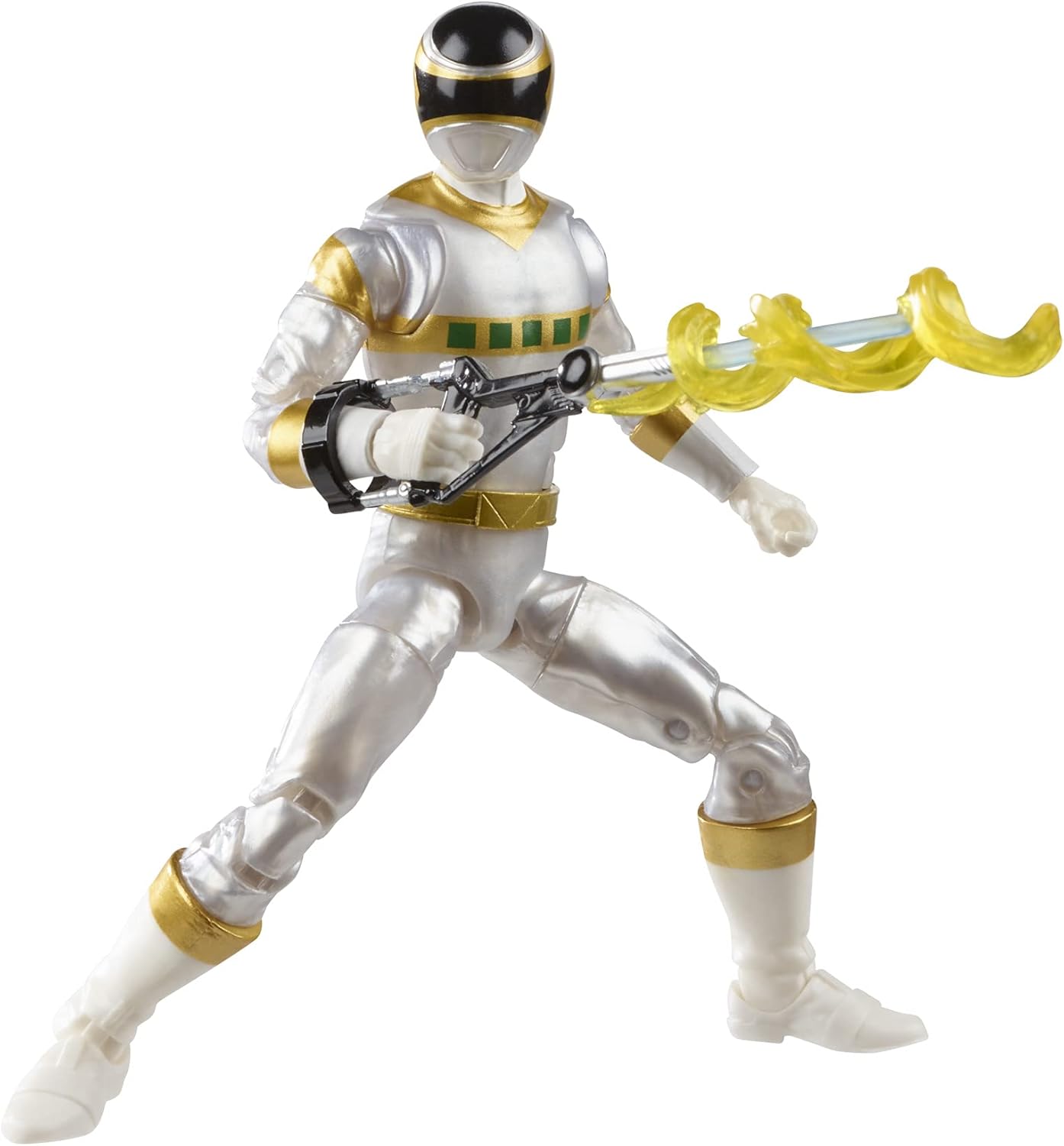 Power Rangers In Space Silver Ranger – Figura de acción de 6 pulgadas y accesorios
