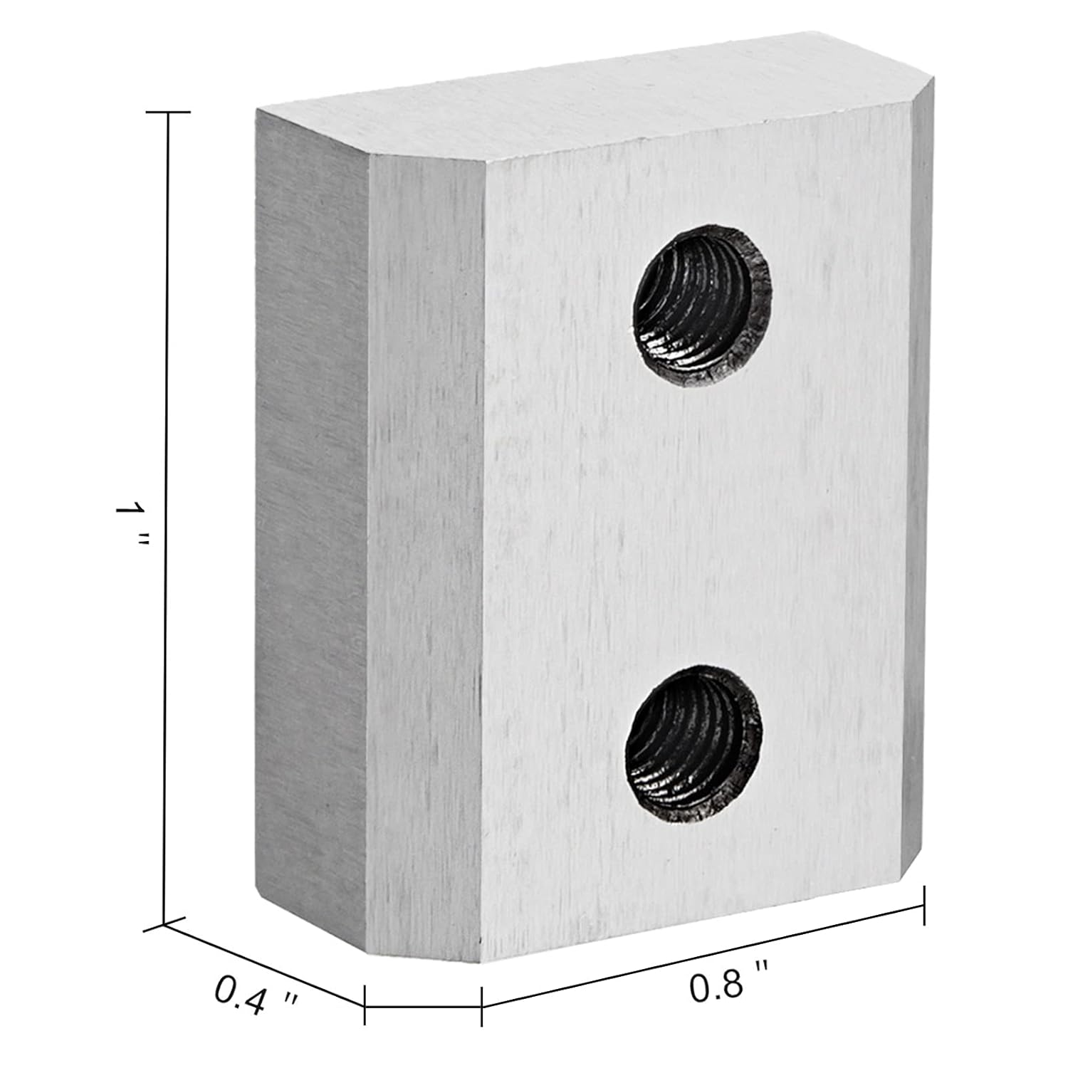 Happybuy Cuchillas de mandíbula de repuesto para cortador de barras de refuerzo eléctrico #5 de 58 pulgadas, 0.630 in, 12 cuchillas con 24 tornillos