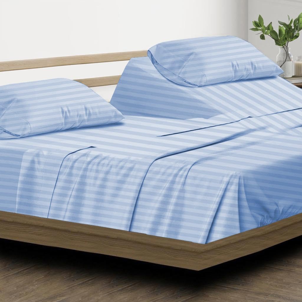 Sábanas semidivididas tamaño King con cabezal dividido para camas ajustables, 100% algodón egipcio, 800 hilos, cabeza dividida, parte superior