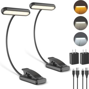 iFalarila Luces de libro para leer por la noche en la cama, luz de libro recargable con función de memoria, luz de lectura con clip para el cuidado iFalarila Luces de libro para leer por la noche en la cama, luz de libro recargable con función de memoria, luz de lectura con clip para el cuidado