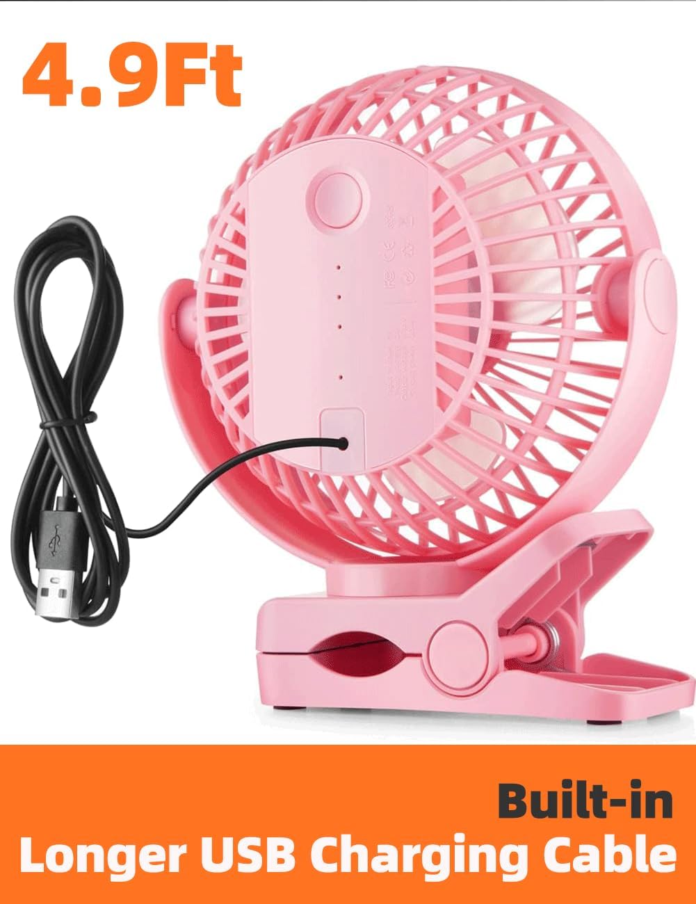 Ventilador de escritorio alimentado por USB de 6 pulgadas, pequeño pero potente, ventilador de oficina, ventilador personal, ventilador portátil